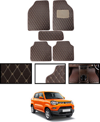 MATIES Leatherite Standard Mat For  Maruti Suzuki Universal For Car(Brown)