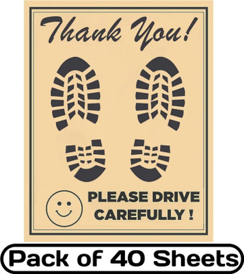 StepSafe Auto Paper Disposable Paper Mat For  Freestyle(Brown)