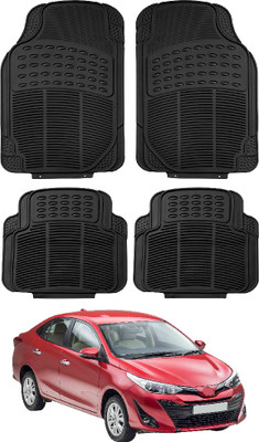 INSURE AUTOMOTIVE Vinyl Standard Mat For  Toyota Yaris(Black)