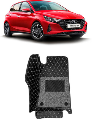 TOFIT ENTERPRISE Leatherite 7D Mat For  Hyundai i20(Black)