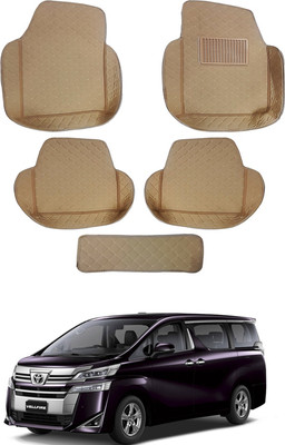 MATIES Leatherite 7D Mat For  Toyota Vellfire(Beige)
