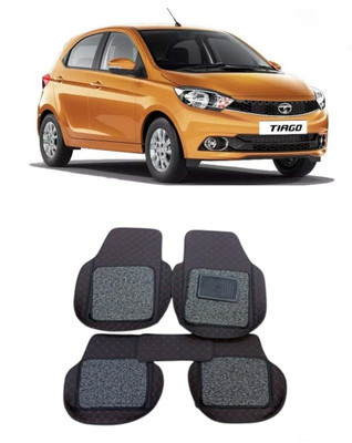ARNEJA Leatherite 7D Mat For  Tata Tiago(Red, Black)