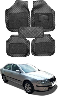 Arnejaa Leatherite 7D Mat For  Skoda Laura(Black)