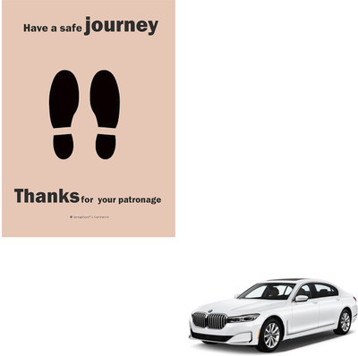 SEMAPHORE Paper Disposable Paper Mat For  BMW 7 Series(Brown)