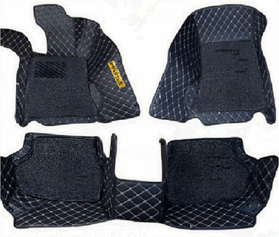 STYLE CHOICE Leather 7D Mat For  Hyundai Aura(Black)