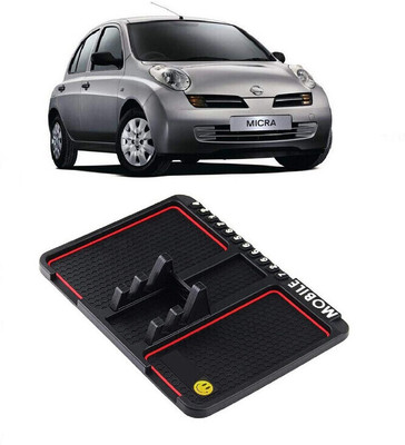 GS Grow n Shine Rubber Standard Mat For  Nissan Micra(Black)