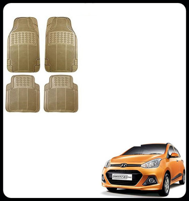 SEMAPHORE PVC, Rubber Standard Mat For  Hyundai Grand i10(Beige)