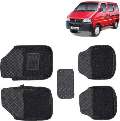 Kingsway Leatherite 7D Mat For  Maruti Suzuki Eeco(Black)