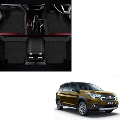 Autoclow Leatherite 7D Mat For  Maruti Suzuki XL6(Black, Black)