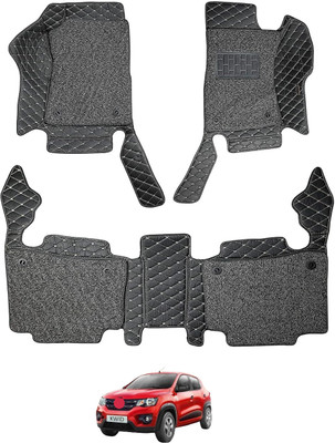 Auto Hub Leatherite 7D Mat For  Renault Kwid(Black)
