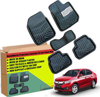 Autowhrib Plastic 3D Mat For  Honda Amaze(Black)