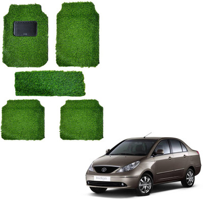 Oshotto Rubber, Plastic Standard Mat For  Tata Manza(Green)
