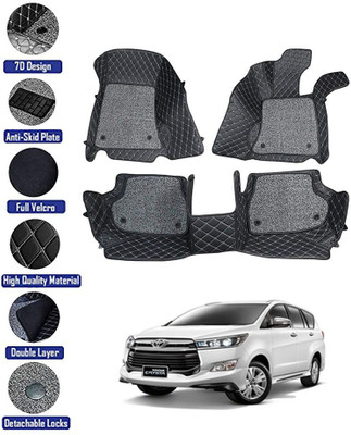 TOFIT ENTERPRISE Leatherite 7D Mat For  Toyota Innova Crysta(Black)