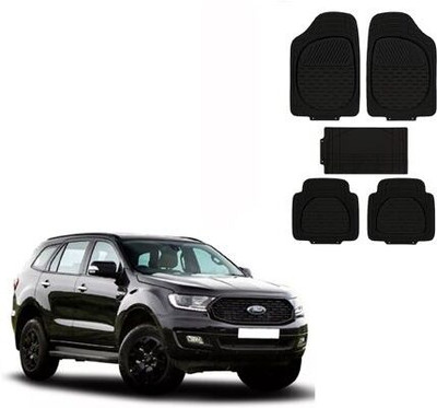 Autorepute Rubber Standard Mat For  Ford Endeavour(Black)
