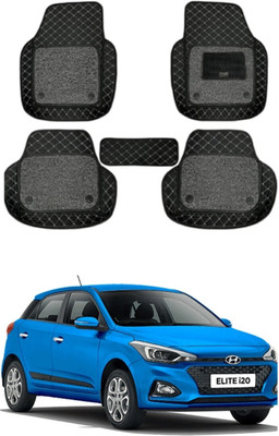 KUNTAIL Leatherite 7D Mat For  Hyundai Elite i20(Black)