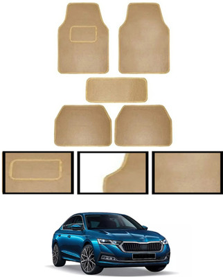 monolive Fabric Standard Mat For  Skoda Octavia(Beige)