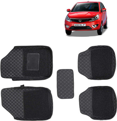 Kingsway Leatherite 7D Mat For  Tata Bolt(Black)
