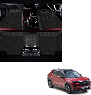 Autoclow Leatherite 7D Mat For  Honda Elevate(Silver, Black)