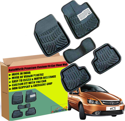 Autowhrib Plastic 3D Mat For  Tata Indigo CS(Black)