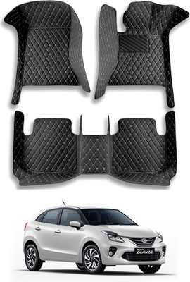 TOFIT ENTERPRISE Leatherite 7D Mat For  Toyota Glanza(Black)