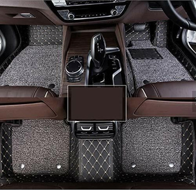 TOFIT ENTERPRISE Leather 7D Mat For  Maruti WagonR(Black)
