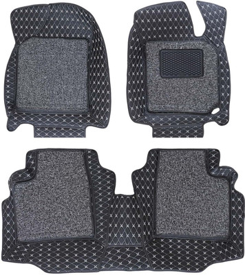 STYLE CHOICE Leatherite 7D Mat For  Kia Seltos(Black, Silver)