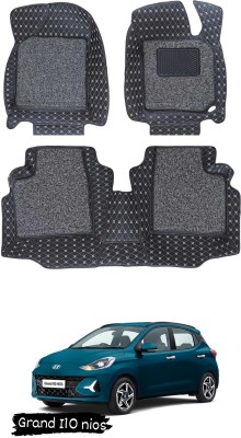 FF TRADERS Leatherite 7D Mat For  Hyundai Grand i10, Grand i10 Nios(Black, Silver)
