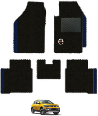 elegant Polypropylene Standard Mat For  Volkswagen Taigun(Black, Blue)