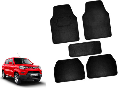 AUTO PEARL Polyester Standard Mat For  Hyundai Santro(Black)