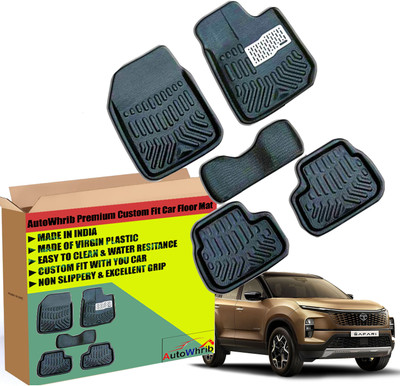 Autowhrib Plastic 3D Mat For  Tata Safari(Black)