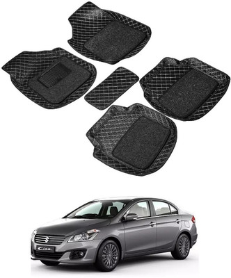 ARNEJA Leatherite 7D Mat For  Maruti Suzuki Ciaz(Black)