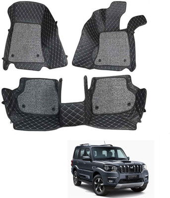 TOFIT ENTERPRISE Leatherite 7D Mat For  Mahindra New Scorpio(Black)
