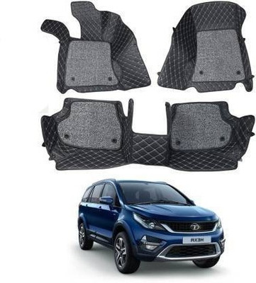 VIAZ VENTURES Leather 7D Mat For  Tata Hexa(Black)