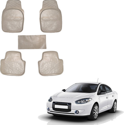SS FOR YOUR SMART NEEDS Vinyl Standard Mat For  Renault Fluence(Beige)