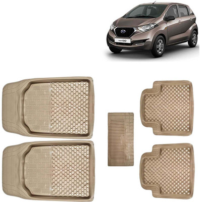 Kingsway PVC Tray Mat For  Datsun Redi GO(Beige)