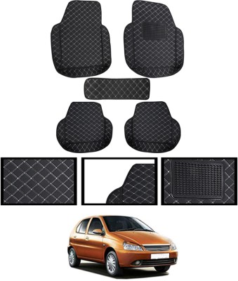 ABJD Leatherite 7D Mat For  Tata Indica(Black)