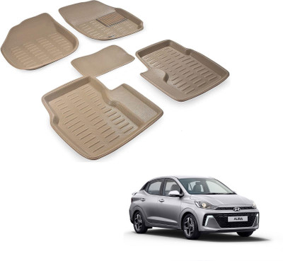AuTO ADDiCT EVA 3D Mat For  Hyundai Aura(Beige)