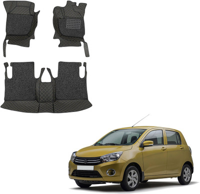 AUTOiSTiX Leatherite 7D Mat For  Maruti Celerio(Black, Beige)