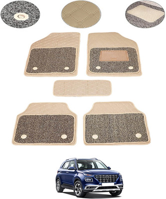 MSNP Leatherite 7D Mat For  Hyundai Venue(Beige)