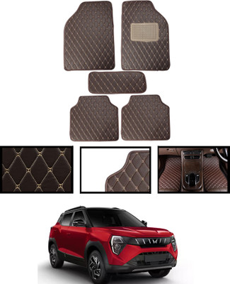 MSNP Leatherite Standard Mat For  Mahindra Universal For Car(Brown)
