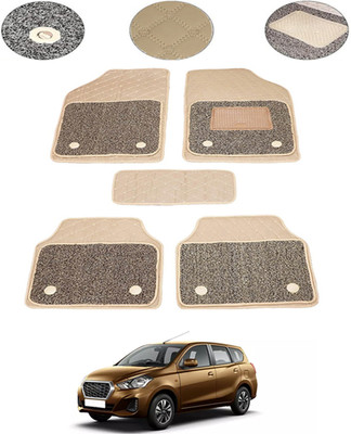 MSNP Leatherite 7D Mat For  Datsun Universal For Car(Beige)