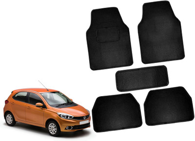 AUTO PEARL Polyester Standard Mat For  Tata Tiago(Black)