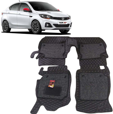 AUTORACE Leatherite 7D Mat For  Tata Tigor(Black)