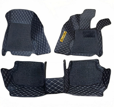 Auckkien Leather 7D Mat For  Maruti Suzuki Baleno(Black)