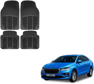 KOZDIKO Rubber Standard Mat For  Skoda Slavia(Black)