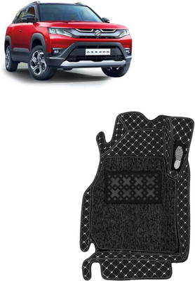 FF TRADERS Leatherite 7D Mat For  Maruti Suzuki New Brezza(Black)