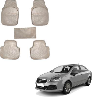 SS FOR YOUR SMART NEEDS Vinyl Standard Mat For  Fiat Lenia(Beige)