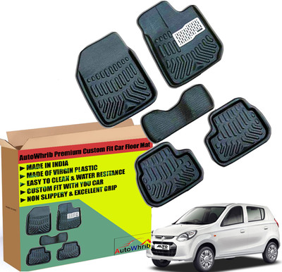 Autowhrib Plastic 3D Mat For  Maruti Suzuki Alto 800(Black)
