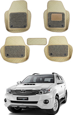 RKPSP Leatherite 7D Mat For  Toyota Fortuner(Beige)