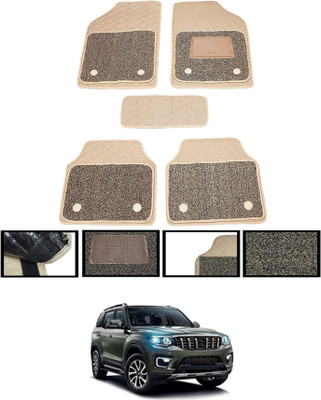 MATIES Leatherite 7D Mat For  Mahindra Universal For Car(Beige)
